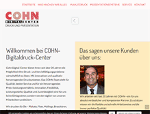 Tablet Screenshot of cohn.de